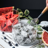 Small Heat Resistant High Borosilicate Glass Bowl with Cover Stackable Glass Bowl
