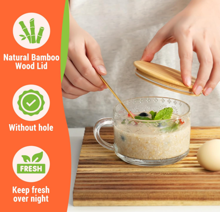 High Borosilicate Baking Glass Measuring Cup Heat Resistant Microwave Oven Measuring Cup