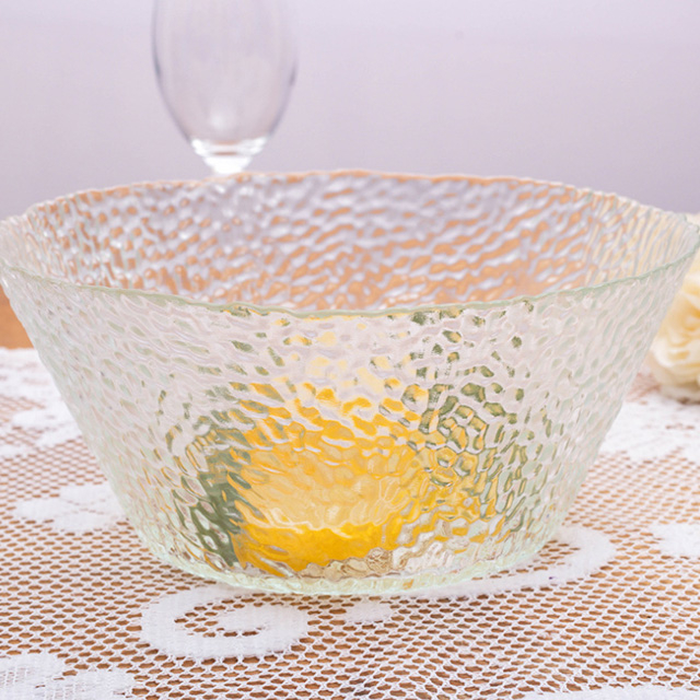 Glass Bowl And Plate 
