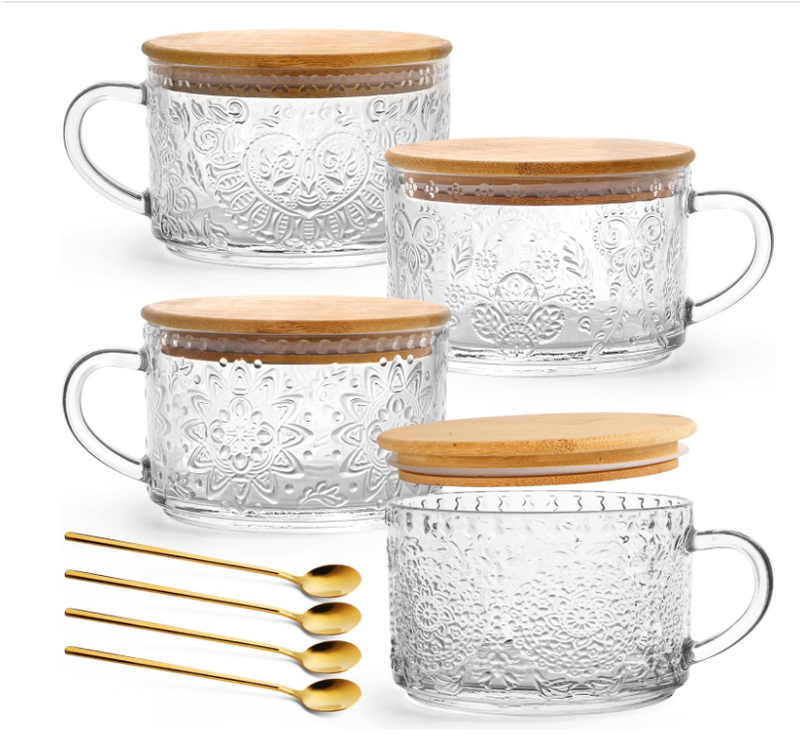 High Borosilicate Baking Glass Measuring Cup Heat Resistant Microwave Oven Measuring Cup