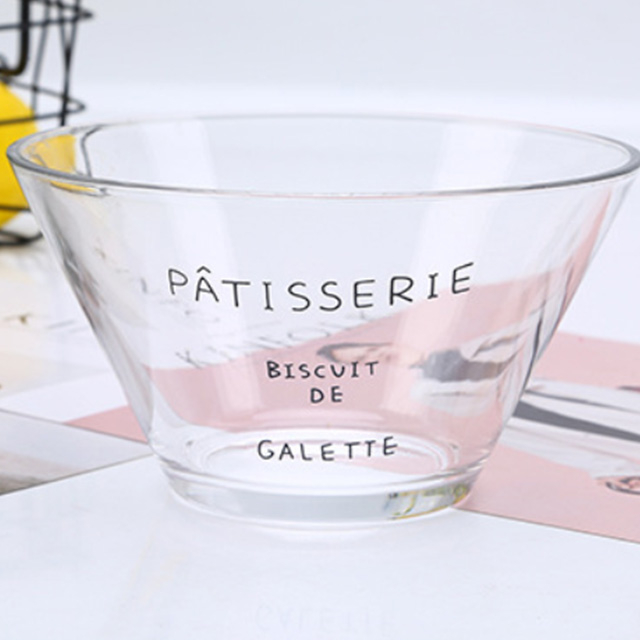 Glass Bowl And Plate 