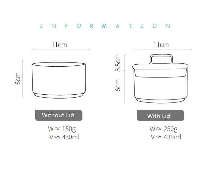 Small Heat Resistant High Borosilicate Glass Bowl with Cover Stackable Glass Bowl